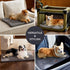 Bedsure Washable Dog Crate Bed for Small Dogs, Reversible Foam Floor Dog Mat for Indoor & Outdoor Use