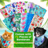 72 Packs Summer Dog Bandanas Bulk Buffalo Plaid Cat Bandana Scarf Triangle Fruit Drool Bibs Washable Adjustable