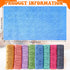 8 Pcs Dog Drying Towels Bulk 55'' x 28'' - Absorbent Microfiber Bath Towels for Small Medium Large Dogs