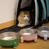 Non-Slip Stainless Steel Pet Bowls for Dogs & Cats | Easy to Clean, No Spill | Durable & Removable | Nordic Colors |