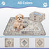 SCLOSE 2 Pack, 48" 48" Washable Pee Pads for Dogs Large x Reusable Puppy Pads Waterproof Dog Rugs, Super Absorbent