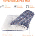 Mora Pets Cat Bed Dog Crate Pad, Ultra Soft Pet Bed with Cute Star Print, Washable Reversible Fleece, 14 x 17.5 inch