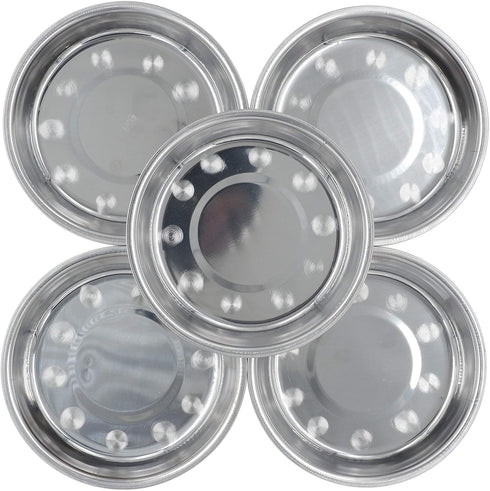 Dog Bowls Cat Bowls 5-Pack (Stainless Steel Bowls, Dish)