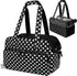 PetAmi Small Dog Purse Carrier, Soft-Sided Bag with Pockets, Airline Approved, Max 18 lbs, Polka Dot Black