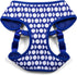The Dodo Dog Harness, Blue Dodo Print, Size Medium; Easy Step-in Harness for Dogs; Breathable Mesh Fabric; Snap-Together, Pinch Release Buckle, Ring for Leash Attachment; Everyday Pet Apparel