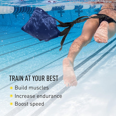 FINIS Swim Parachute - Swim Training Equipment for Resistance Training and Pool Accessory