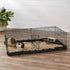 Set, 47.6"L 24.2"W 14"H, Amazon Basics Leakproof Canvas Bottom Guinea Pig Cage, Easy to Clean Small Animal Habitat