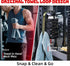 11LB 46oz Magnetic Gym Bag - Ultra-Strong Force, with Towel Loop, Bottle Holder, Magnetic Gym Water Bottle Bag For Gym