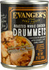Evanger's Hand Packed Roasted Chicken Drummet Dinner for Dogs, 12 x 12 oz Cans