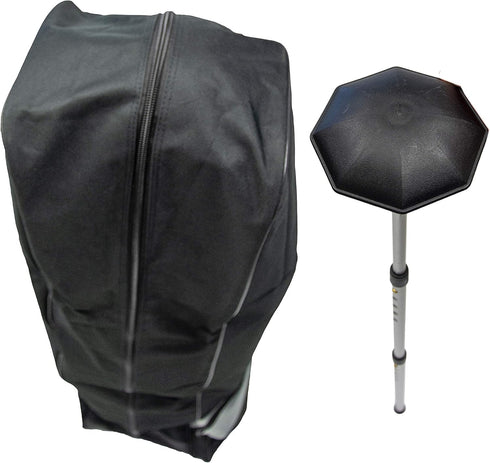 JEF World of Golf The Protector Golf Club Travel Support, Black, Grey