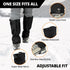 Waterproof Leg Gaiters - Lightweight Adjustable Boot Gaiters for Hiking, Hunting, Climbing