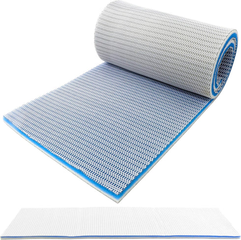 48x12 inch Fish Tank Filters, Cut Filter Pad, 8-Layer Fish Filter Floss, Aquarium Filter Media for Fish Tank and Pond