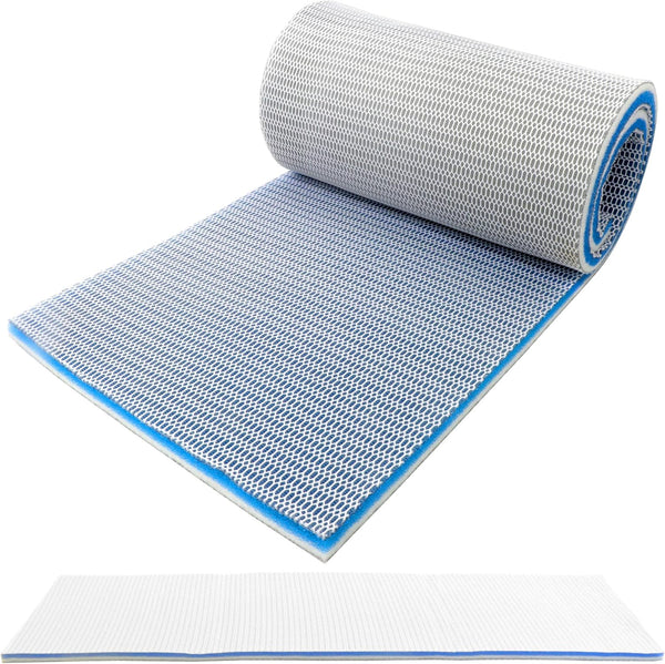 48x12 inch Fish Tank Filters, Cut Filter Pad, 8-Layer Fish Filter Floss, Aquarium Filter Media for Fish Tank and Pond