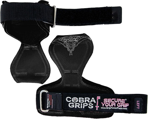 Cobra Grips PRO Weight Lifting Gloves Heavy Duty Straps Alternative with Power Lifting Hooks Padded Wrist Support