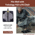 Backpacking TREKOLOGY YIZI-LITE Anti-Sinking Sand Cover & Ground Sheet for Camping Chairs, Fit YIZILITE Camping Chairs