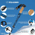 Trekking Poles for Hiking - 2 Folding Walking Sticks with Cork & Eva Grip, Lightweight Collapsible for Backpacking