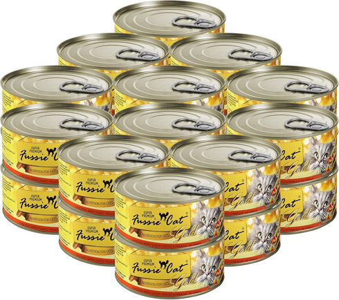 Fussie Cat Super Premium Chicken & Sweet Potato Formula in Gravy Grain-Free Wet Cat Food, 2.82oz, Case of 24