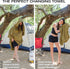 100% Pomo Surf Poncho, Towel Poncho Made of Cotton, Unisex Changing Towel and One-Size Fits All Adult Changing Poncho.