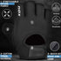 RDX Weight Lifting Gloves Gym Fitness Workout, Anti Slip Palm Protection Half Finger Exercise Glove for Powerlifting