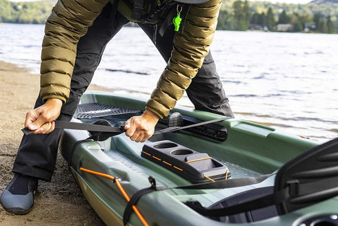 Pelican Universal Adjustable Sling for SUP & Kayak with Comfortable Carrying Shoulder Strap and Built-in Paddle Loop -