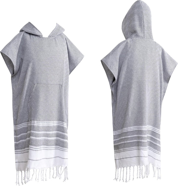 Sufeasdf 1pcs Turkish Towel Poncho Turkish Cotton Beach Poncho wim Cover Up Wearable