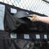 Get Out! Dugout Organizer for Helmets, Gloves, Bats - 15 Pocket Baseball Coaching Accessories with 7 Hooks