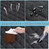 Meolsaek Dog Car Seat Cover for Back Seat, Non-Slip Backseat Cover for Dogs in Car, with Mesh Window Scratch Proof