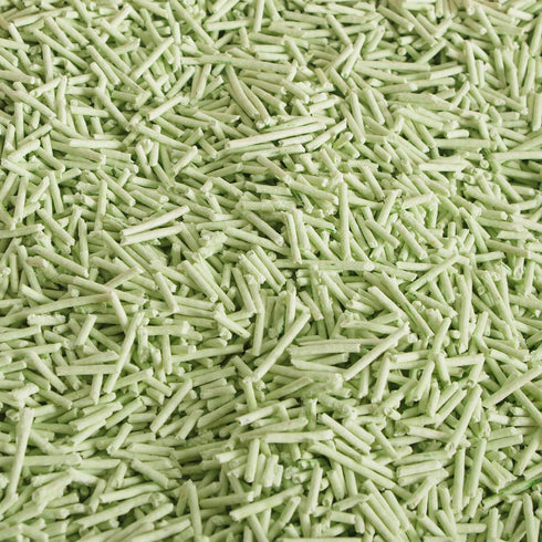 Tofu Cat Litter, Green Tea, 5.5 Lbs, Flushable Clumping, Ultra Absorbent, Low Tracking