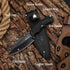 Mossy Oak Full-Tang Hunting Knife with Sheath, Fixed Blade Outdoor Knife for Survival, Camping, Hiking (G10 Handle)