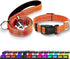 Reflective Dog Collar with Safety Locking Buckle - Adjustable Soft Breathable Nylon Collars for Small, Medium, Large