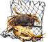 AirFly Foldable Castable Crab Trap - Crab Hawk & Crab Jaw Star Trap with Bait Clip - Portable Fishing Rod Crab Pot