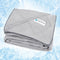 PetAmi Premium Cooling Dog Blanket, Lightweight Fluffy Pet Throw Blanket, Reversible Cozy, 29x40, Light Grey