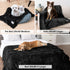 PetAmi Dog Blanket for Small Dogs Black - Fluffy Soft Sherpa Fleece Blanket for Cat & Dog, Washable 24x32