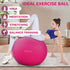 2,000-Pound Fitvids Anti-Burst and Slip Resistant Exercise Yoga Fitness Birthing Ball with Quick Pump, Capacity