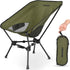 MARCHWAY Lightweight Folding Camping Chair with Spring Lock, Stable Compact Portable for