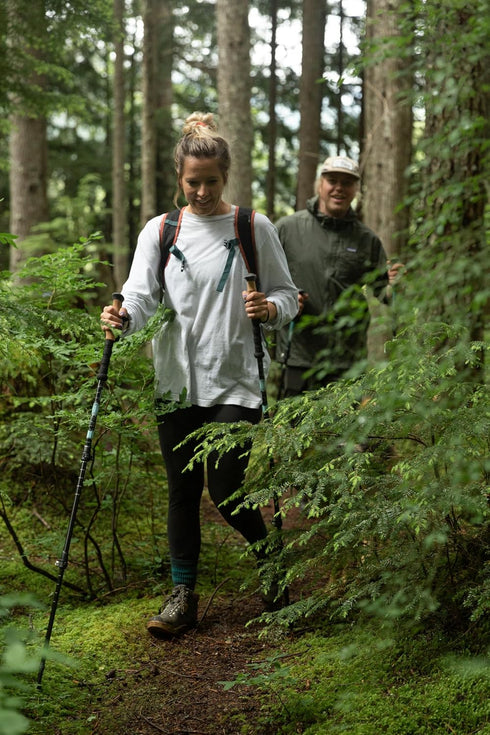 Lightweight Aluminum Trekking Poles with Extended Grip - Ultimate Hiking Gear