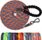 NTR Long Dog Leash, 20FT Check Cord with Swivel Lockable Hook and Comfortable Padded Handle, Reflective for Small