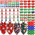 Christmas Adjustable Dog Ties Set - 85 Pcs Includes Bow Tie, Neckties, Flower Bowknot, Bandana, Scarf for Xmas Puppy Cat