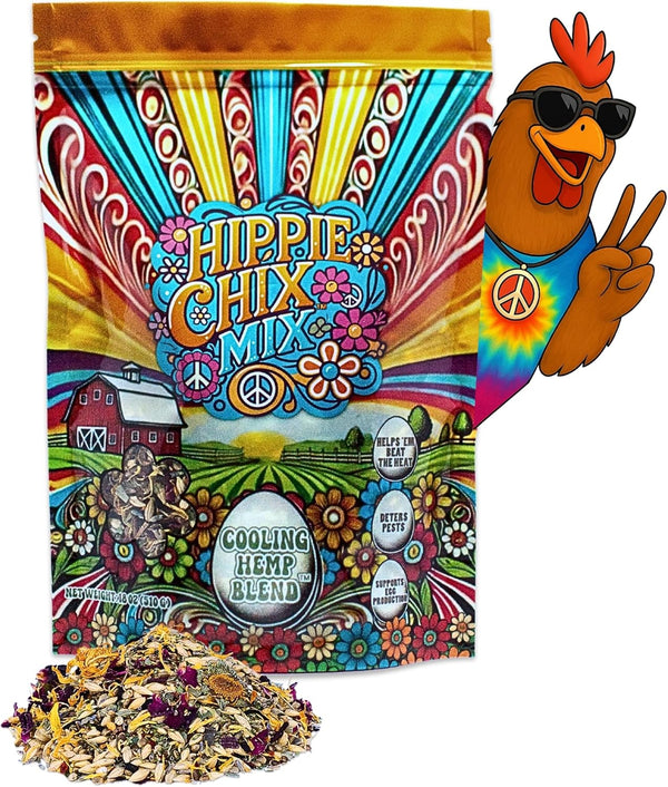 Thorns & Thyme Hippie Chix Mix Cooling Hemp Blend Chicken Supplement for Heat Stress &