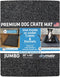Drymate Premium Dog Crate Mat Liner, Absorbent, Waterproof, Non-Slip, Washable Puppy Pee Pad, Cut to Fit Design