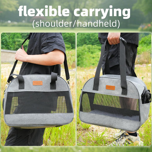 YOUPETSER Cat Carrier for Small Cats Dogs, Soft-Sided Pet Carrier for Cats Puppies Small Pets, Lightweight Comfortable