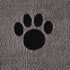 Bone Dry Pet Grooming Towel Collection, X-Large, 41x23.5", Absorbent Microfiber, Embroidered Gray