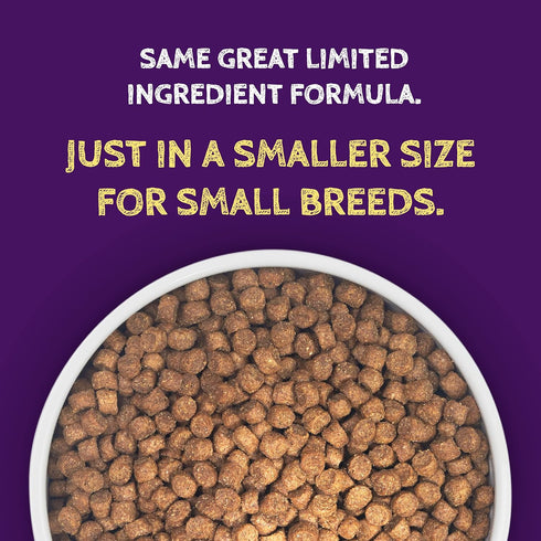 Zignature Turkey Limited Ingredient Formula Small Bites Dry Dog Food, 4lb