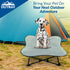 Portable Elevated Bed, Folding Pet Cot for Indoor, Outdoor, Traveling, Camping, Raised Travel Lounger for Dogs, Cats,