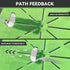 Golf Mat Artificial Turf - Indoor & Outdoor Practice Hitting/Chipping Mat with 3 Replaceable Golf Mats