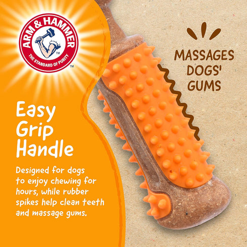 Arm & Hammer Chew Tools Collection: Wood Blend Hammer Chew Toy for Dogs, Durable Alternative to Chewing Sticks