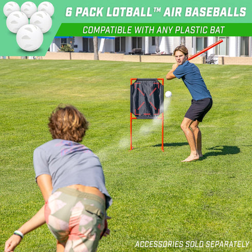 6 Pack GoSports LotBall AIR Plastic Baseballs