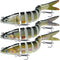 GOTOUR Fishing Lures for Freshwater or Saltwater, Lifelike Jointed Swimbait for Bass, Pike, Panfish, Walleye