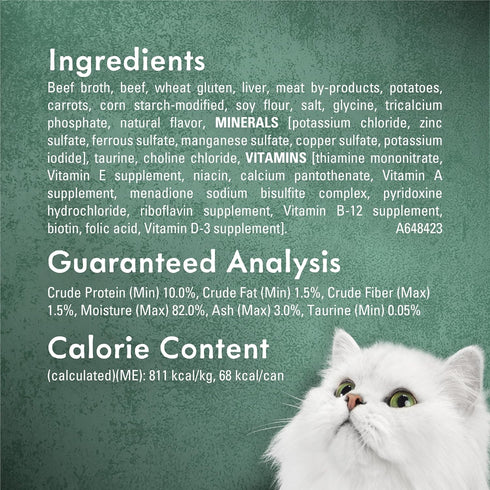(Pack 24) 3 oz. Purina Fancy Feast Medleys Wet Food for Cats Beef Carne Asada Recipe with Potatoes and Carrots