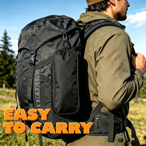 ElutaGioy Backpacking Camping Chair, Portable Foldable Compact Chair with Breathable Nylon Mesh, Lightweight Folding